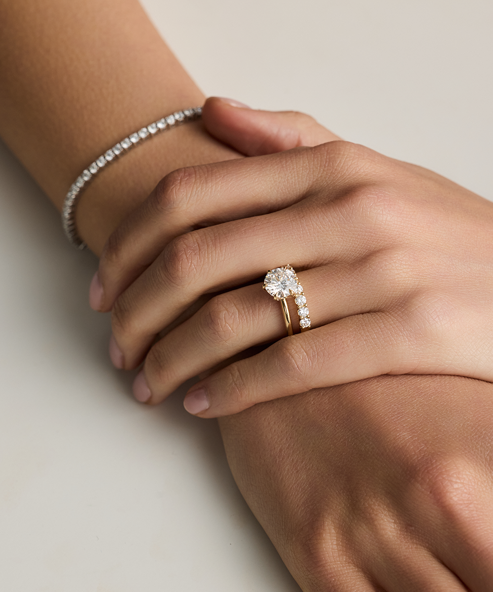 Jessica 3.01ct Brilliant Round Solitaire Diamond Engagement Ring