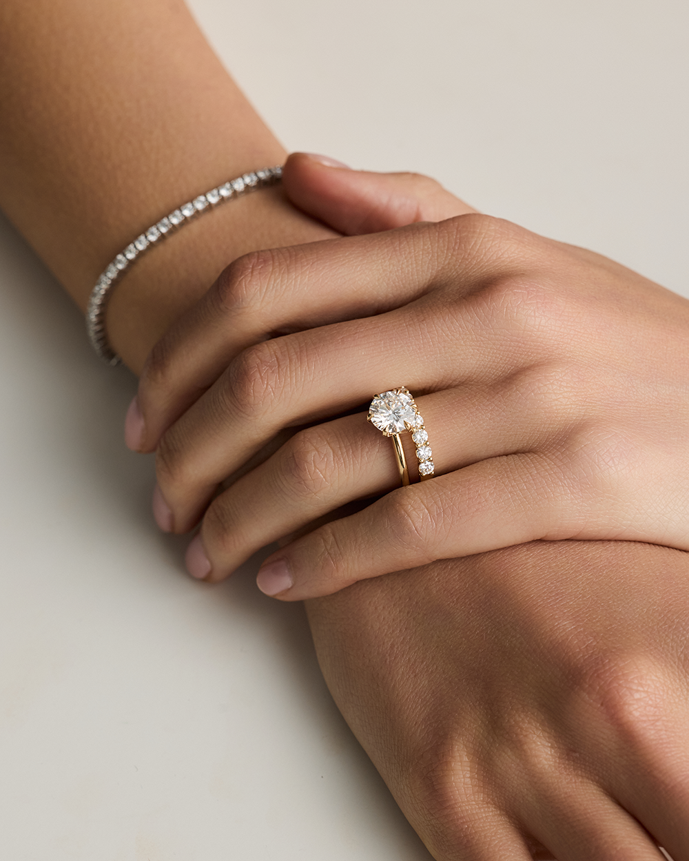 Jessica 3.01ct Brilliant Round Solitaire Diamond Engagement Ring