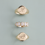 Bold Round Signet Ring