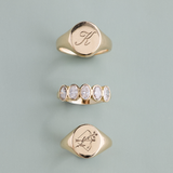 Bold Round Signet Ring