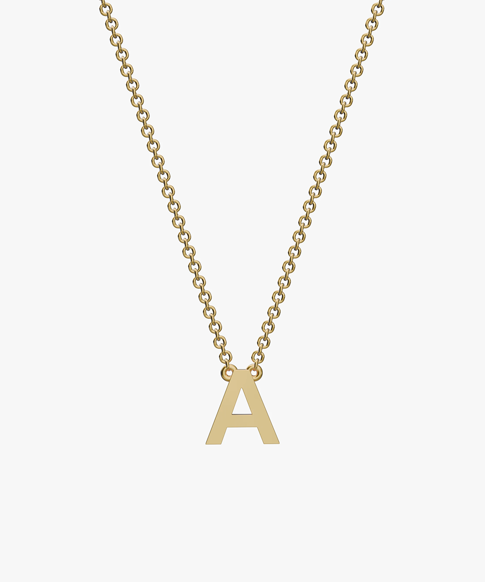 Single Initial Necklace