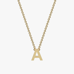 Single Initial Necklace