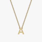 Single Initial Necklace