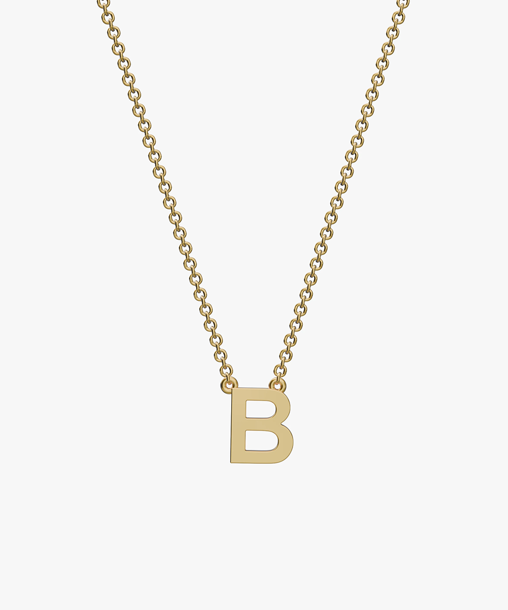 Single Initial Necklace