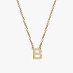 Single Initial Necklace