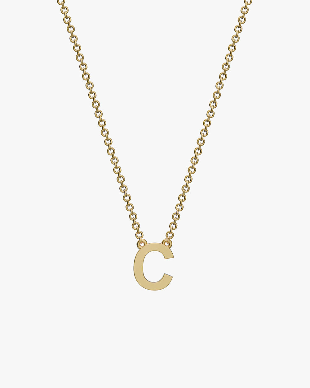 Single Initial Necklace