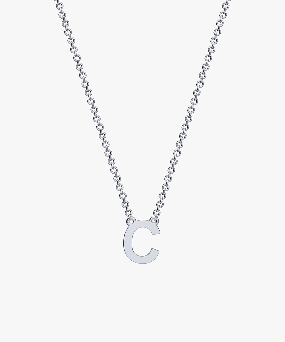 Single Initial Necklace