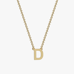 Single Initial Necklace