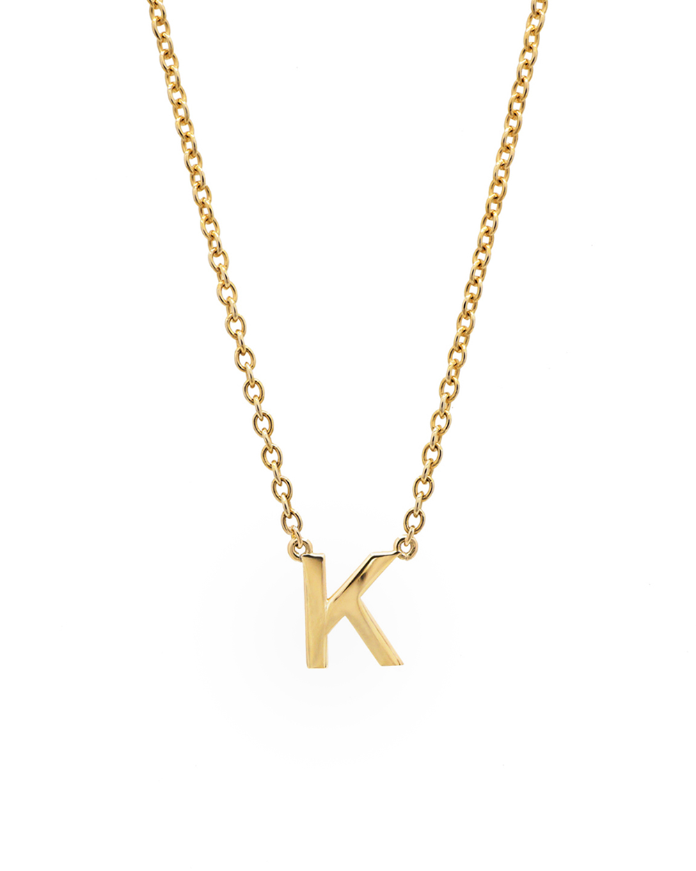 Single Initial Necklace