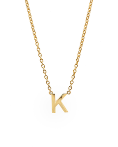 Single Initial Necklace