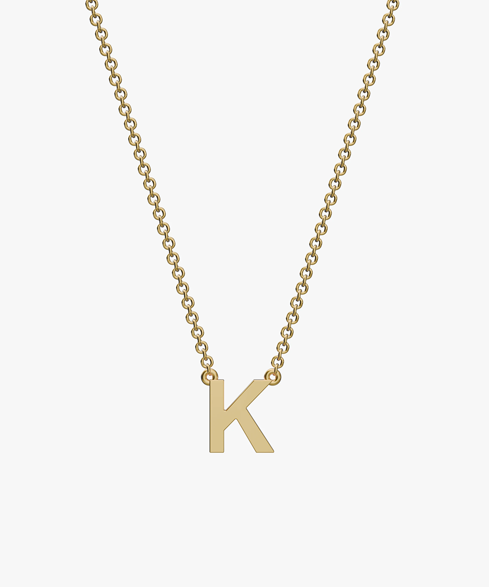 Single Initial Necklace