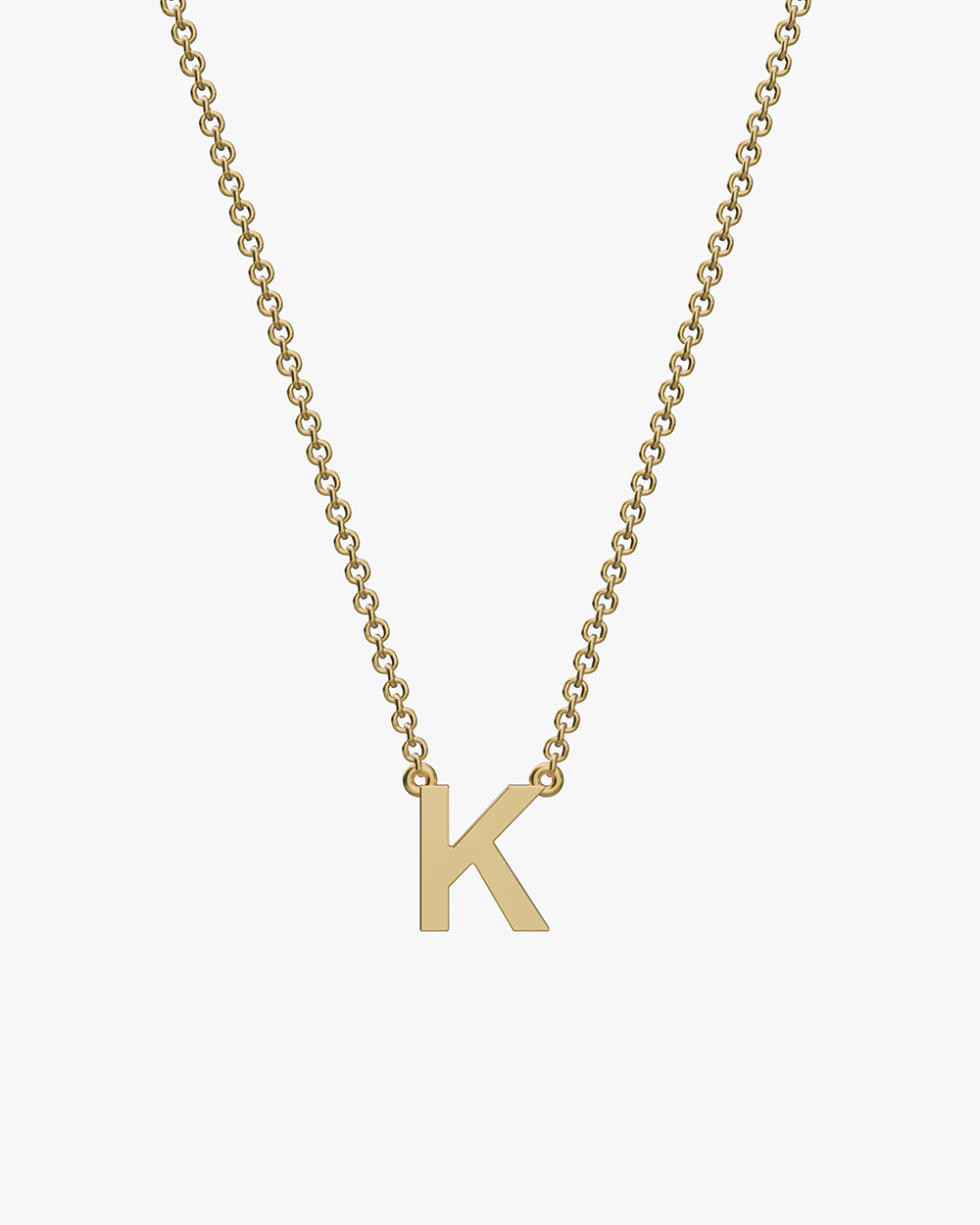 Single Initial Necklace