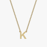 Single Initial Necklace