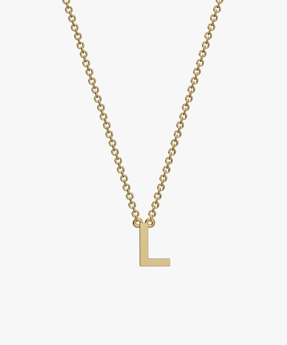 Single Initial Necklace