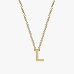 Single Initial Necklace