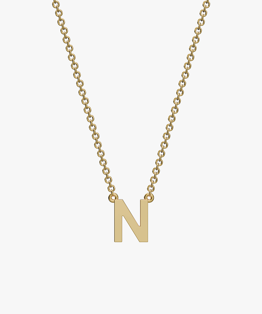 Single Initial Necklace