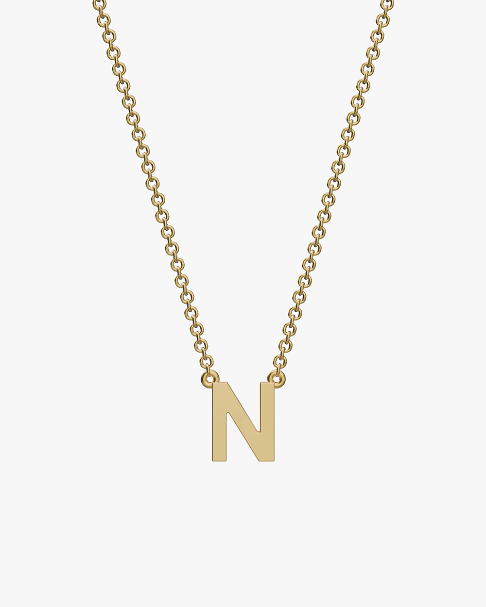 Single Initial Necklace