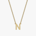 Single Initial Necklace