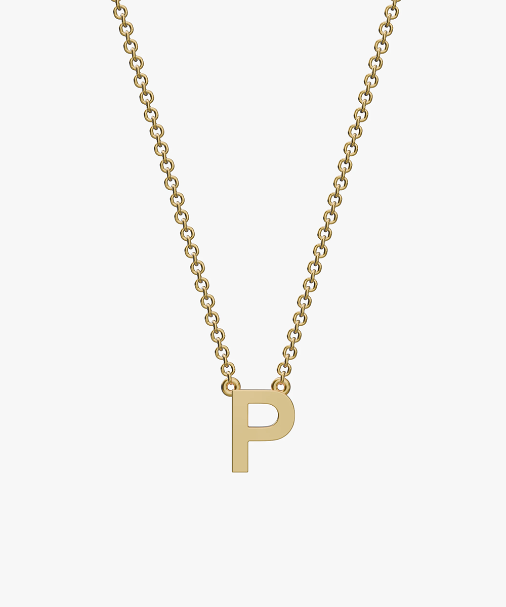 Single Initial Necklace