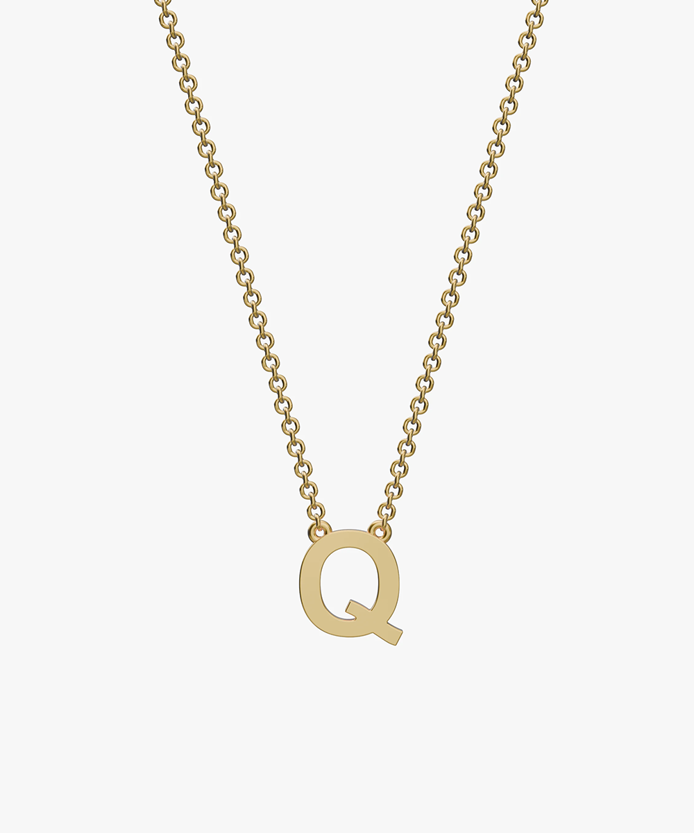 Single Initial Necklace