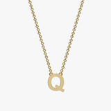 Single Initial Necklace