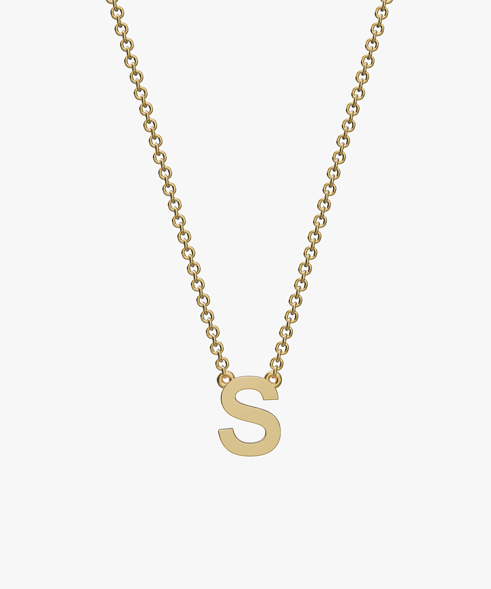 Single Initial Necklace