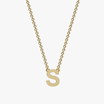 Single Initial Necklace