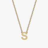 Single Initial Necklace