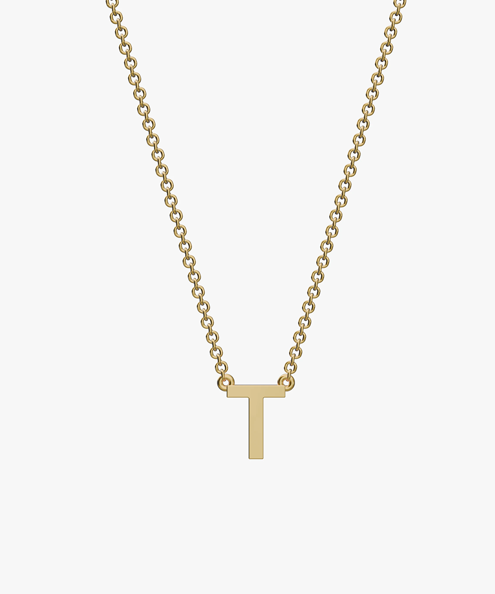 Single Initial Necklace