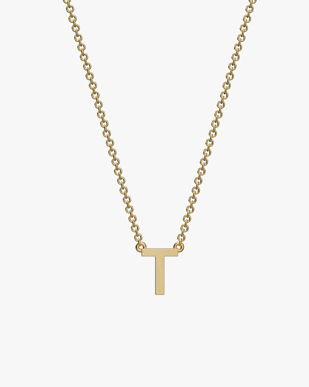 Single Initial Necklace