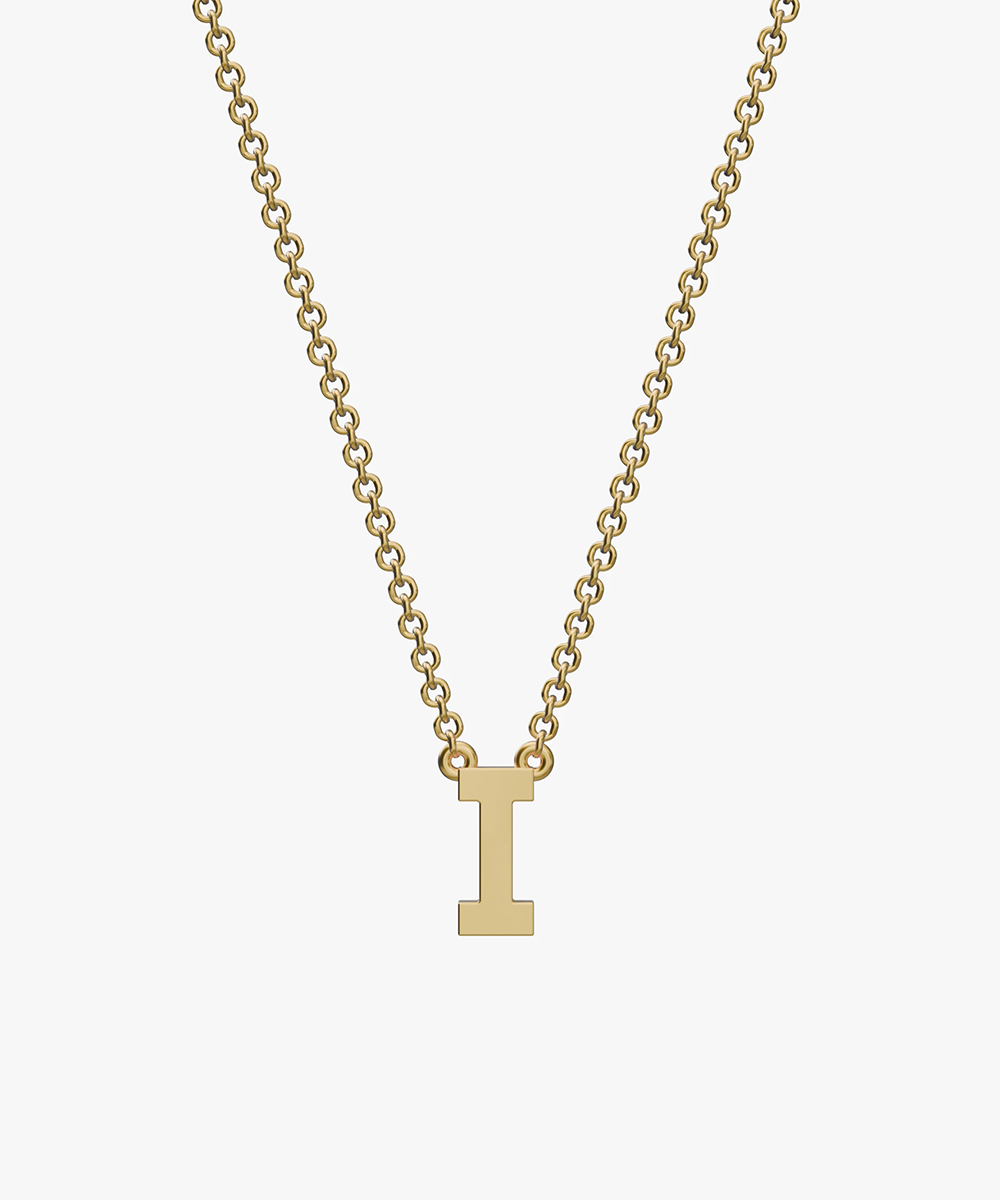 Single Initial Necklace