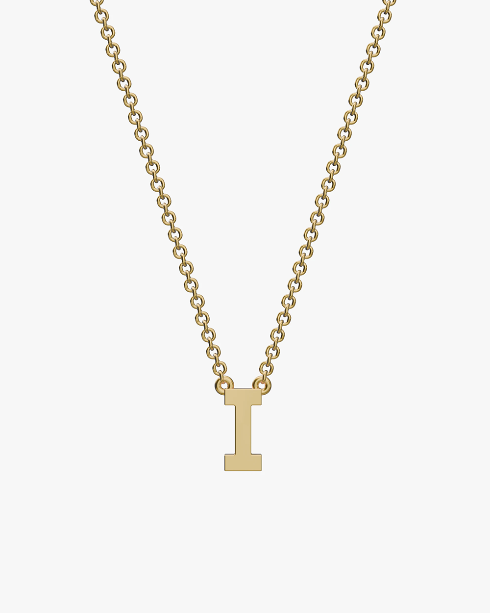 Single Initial Necklace