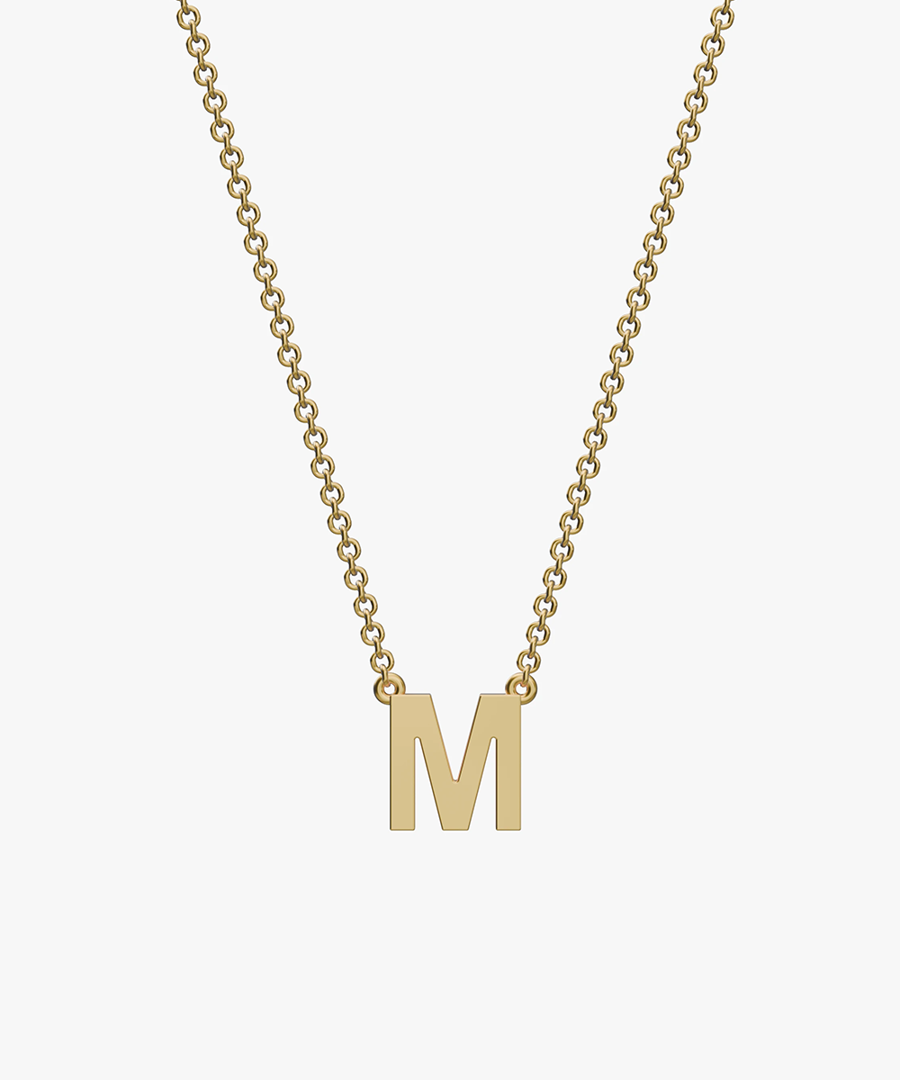 Single Initial Necklace