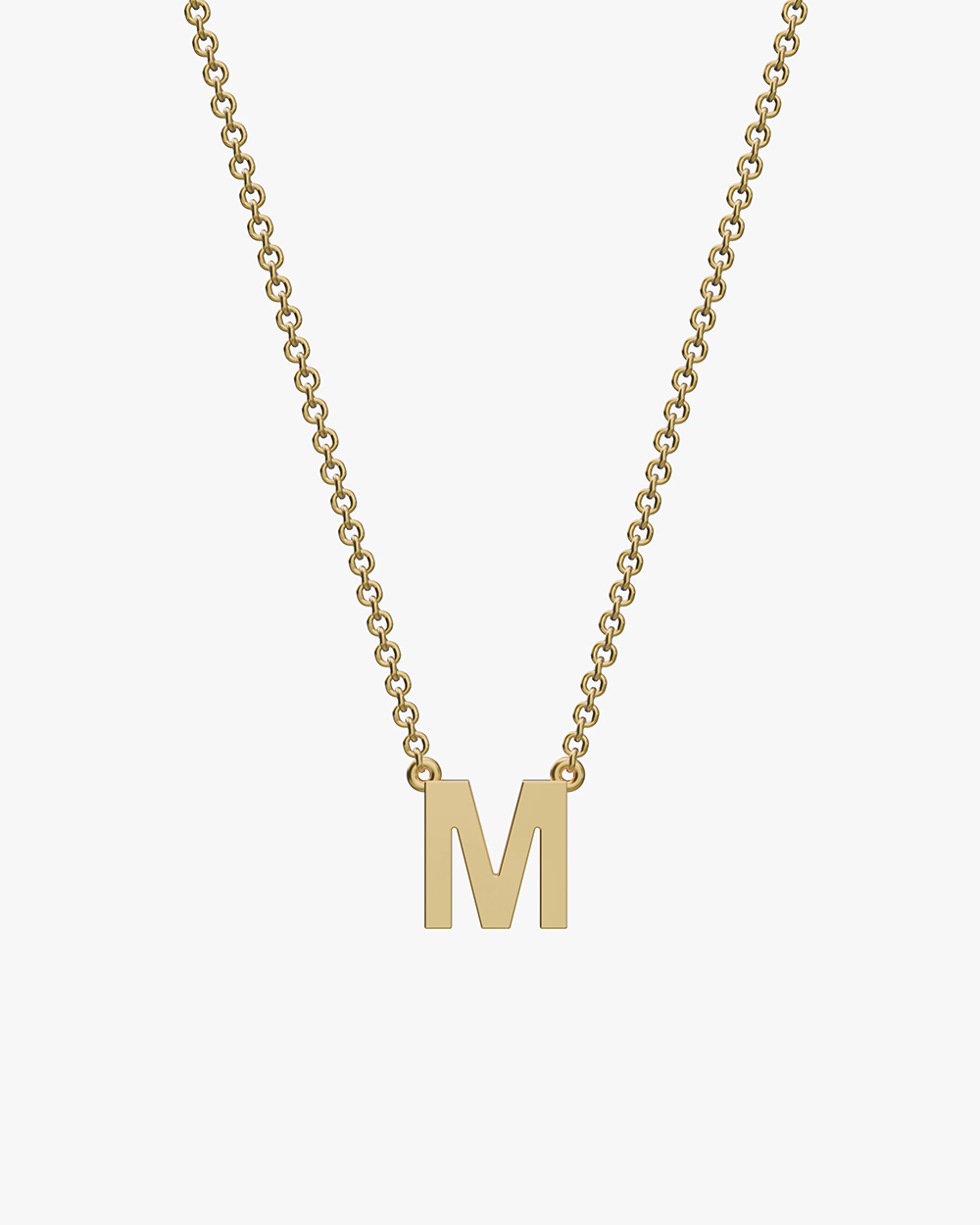 Single Initial Necklace