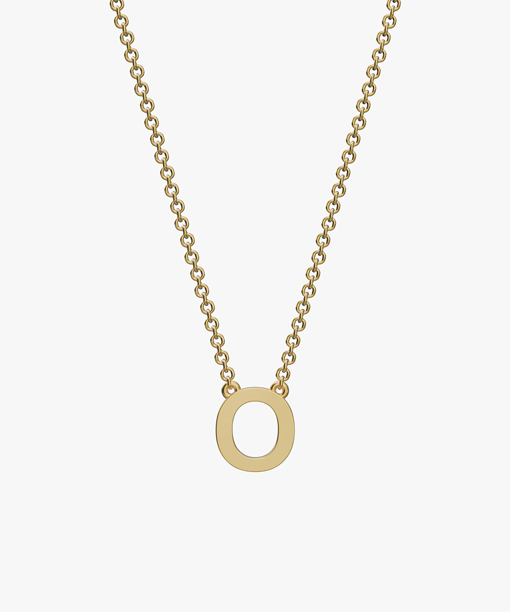 Single Initial Necklace