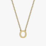 Single Initial Necklace