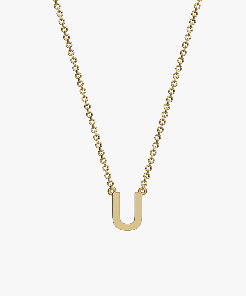 Single Initial Necklace