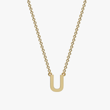 Single Initial Necklace