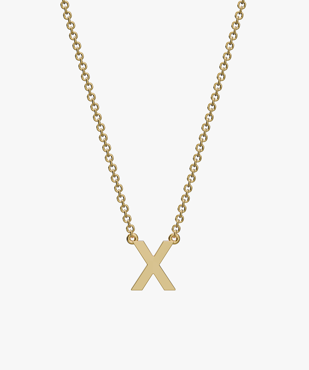 Single Initial Necklace