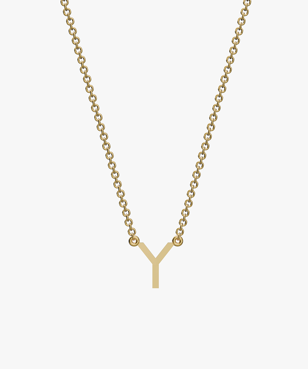 Single Initial Necklace