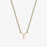 Single Initial Necklace