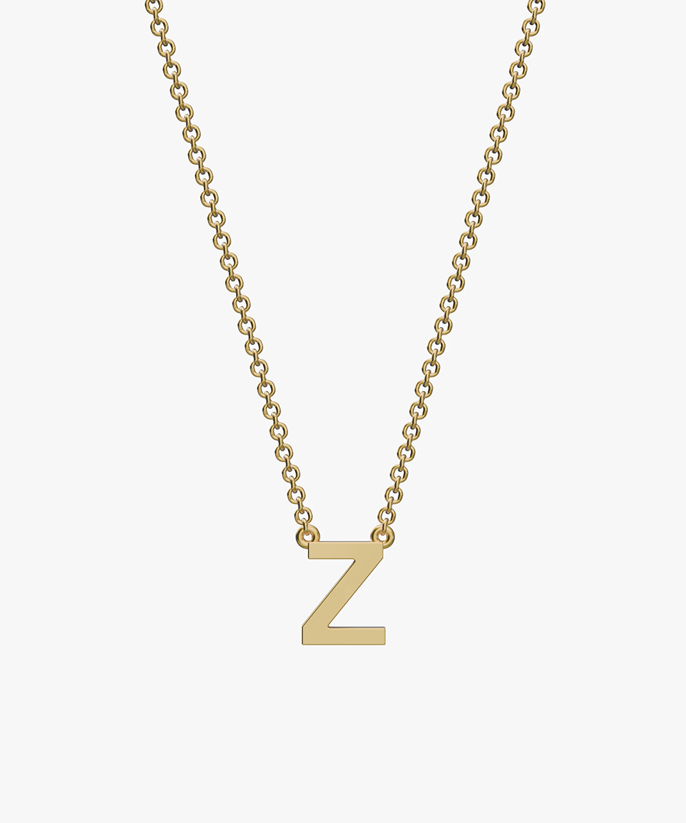 Single Initial Necklace