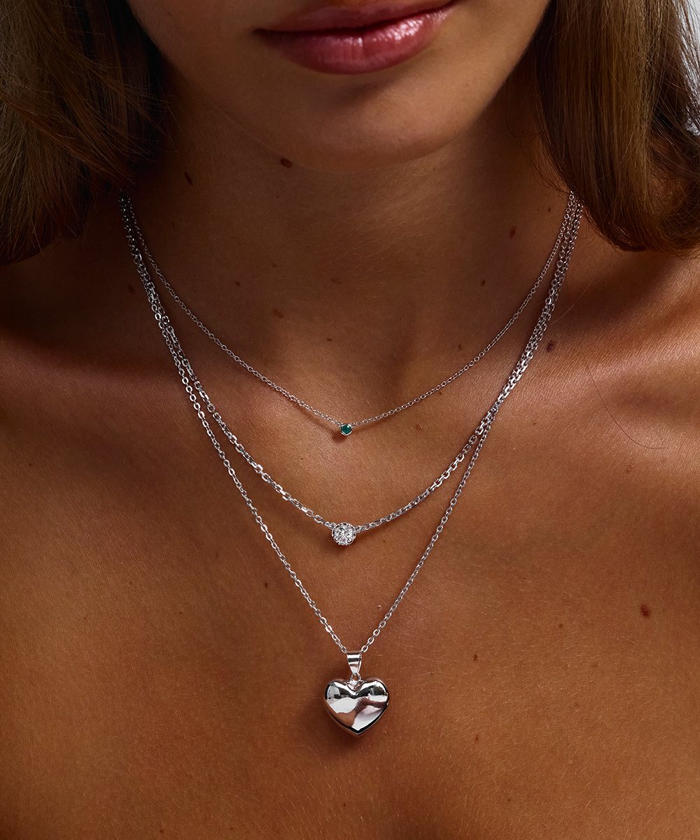 Puffy Heart Necklace