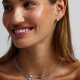 Cleo Marquise Diamond Huggies