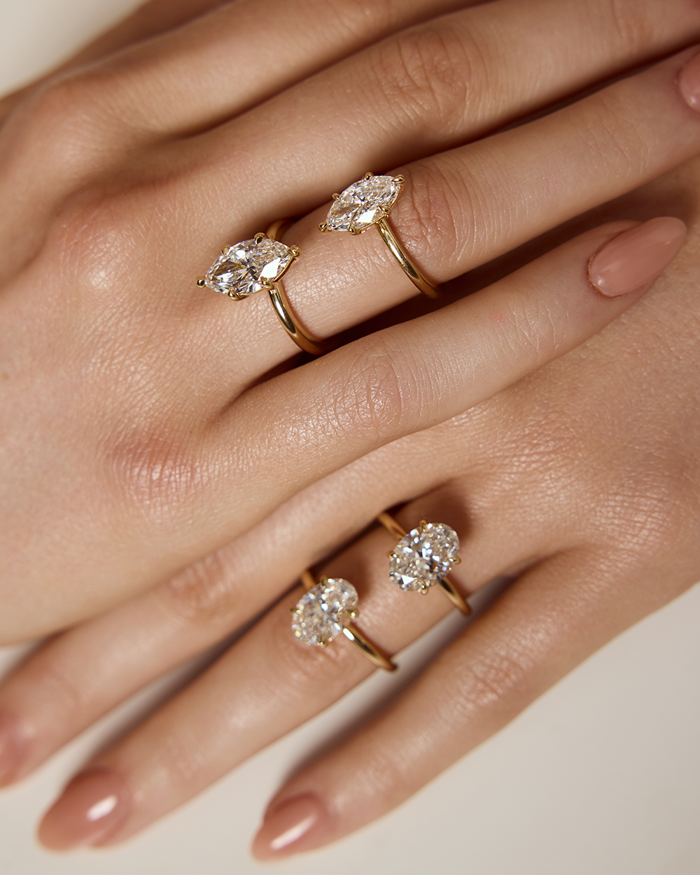 Monique 3.01ct Marquise Diamond Solitaire Engagement Ring