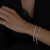 4.00ct Crown Set Tennis Bracelet - 18ct Yellow Gold