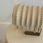 Pear Diamond Tennis Bracelet 5.81ct