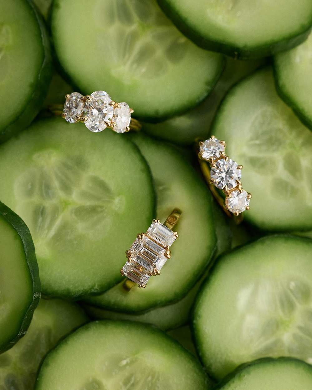 Portia 2ct Trilogy Engagement Ring