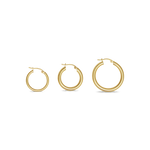 Tube Hoop Earrings