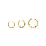 Tube Hoop Earrings